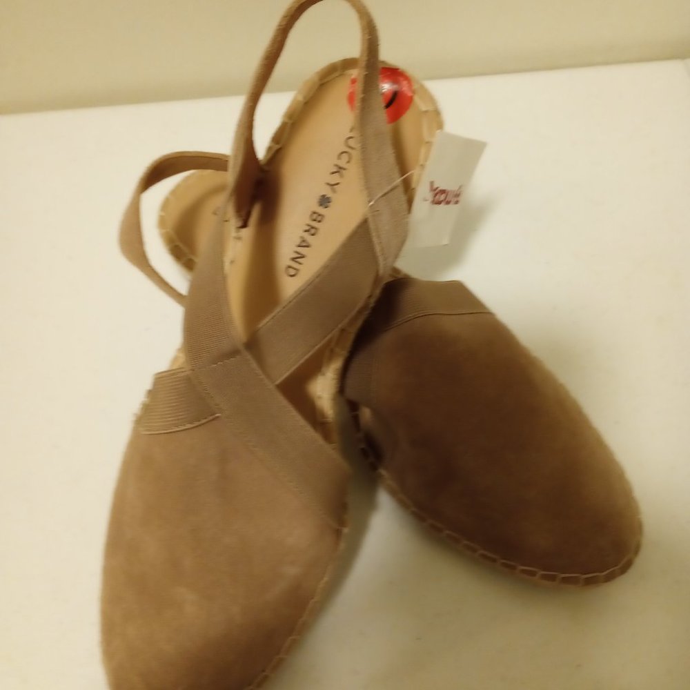 Lucky Brand light brown suede